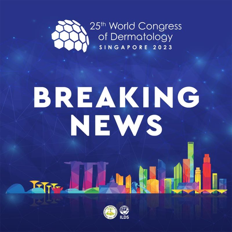 WCD 2023 is on the move! 25th World Congress of Dermatology Singapore